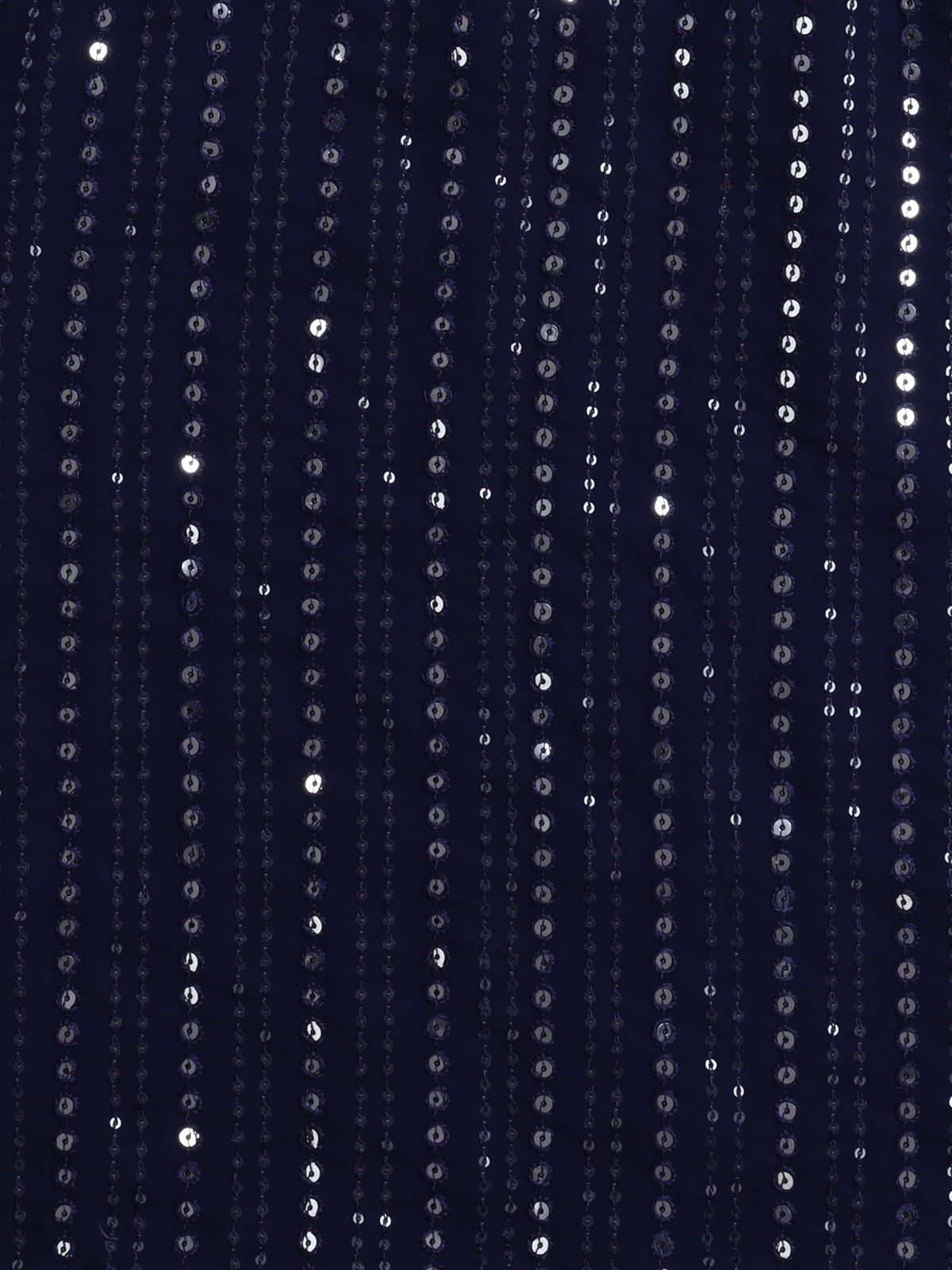 The Magic Wand Sleeveless Sequins Embellished Kurta and Sharara Set - Navy Blue