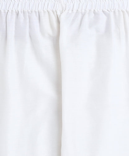 The Magic Wand Cotton Woven Full Sleeves AII Over Printed Kurta and Pyjama Set with Jacket- Rust