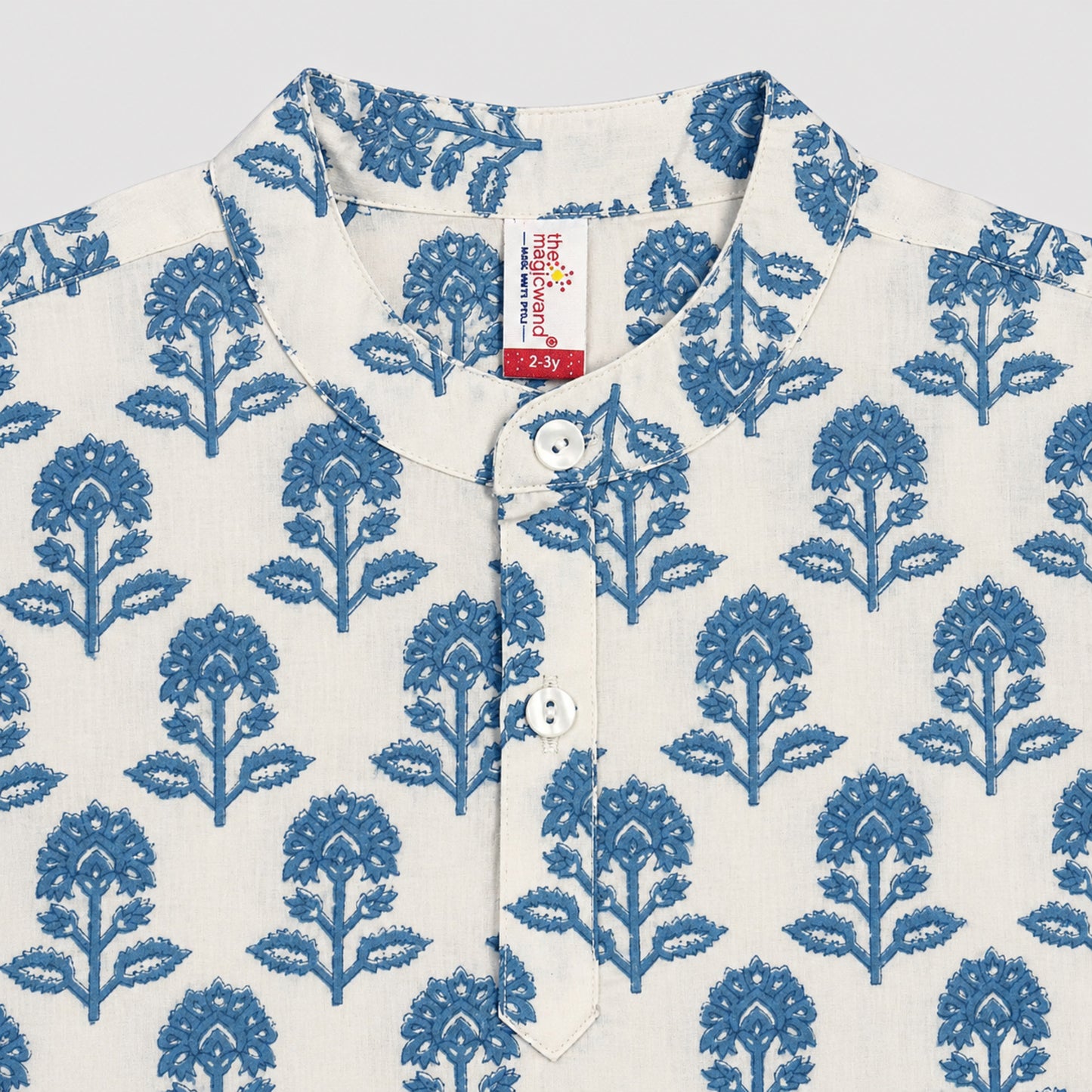 The Magic Wand Woven Geometric Printed Kurta - Multi Colour