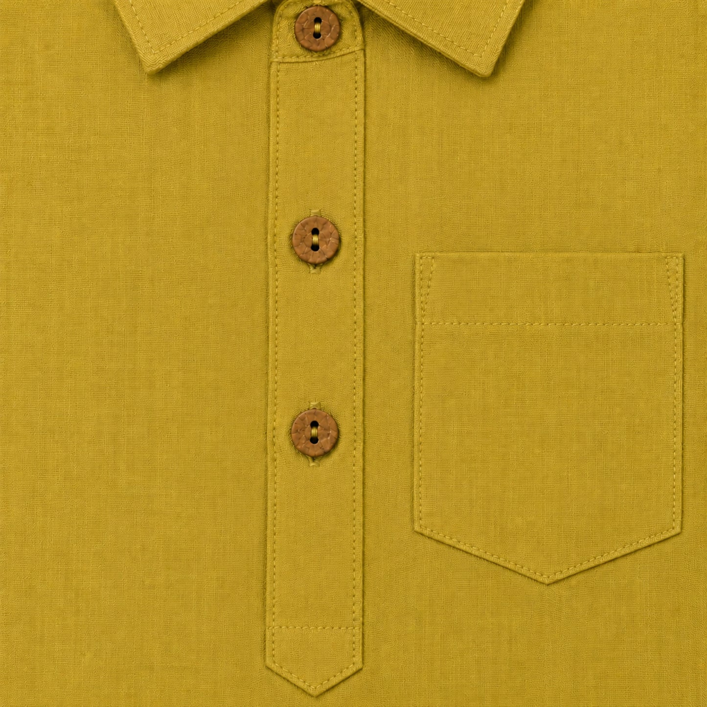 The Magic Wand Cambric Cotton Woven Full Sleeves Solid Pathani Kurta And Pyjama Set - Dark Khaki
