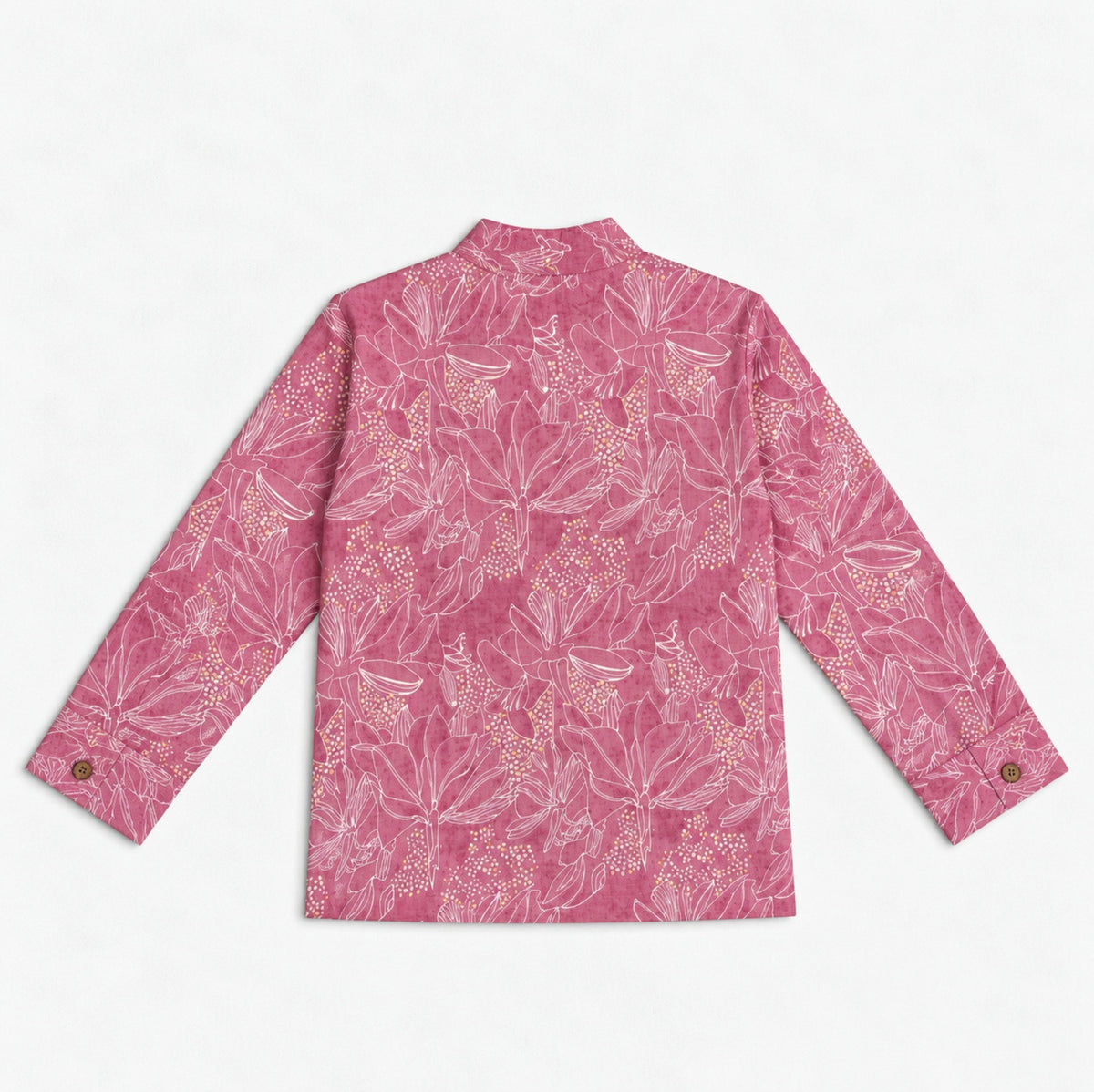 The Magic Wand Cotton Woven Cambric Full Sleeves Floral Printed Kurta - Lavender