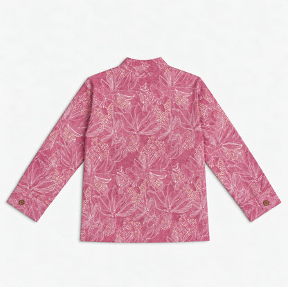 The Magic Wand Cotton Woven Cambric Full Sleeves Floral Printed Kurta - Lavender