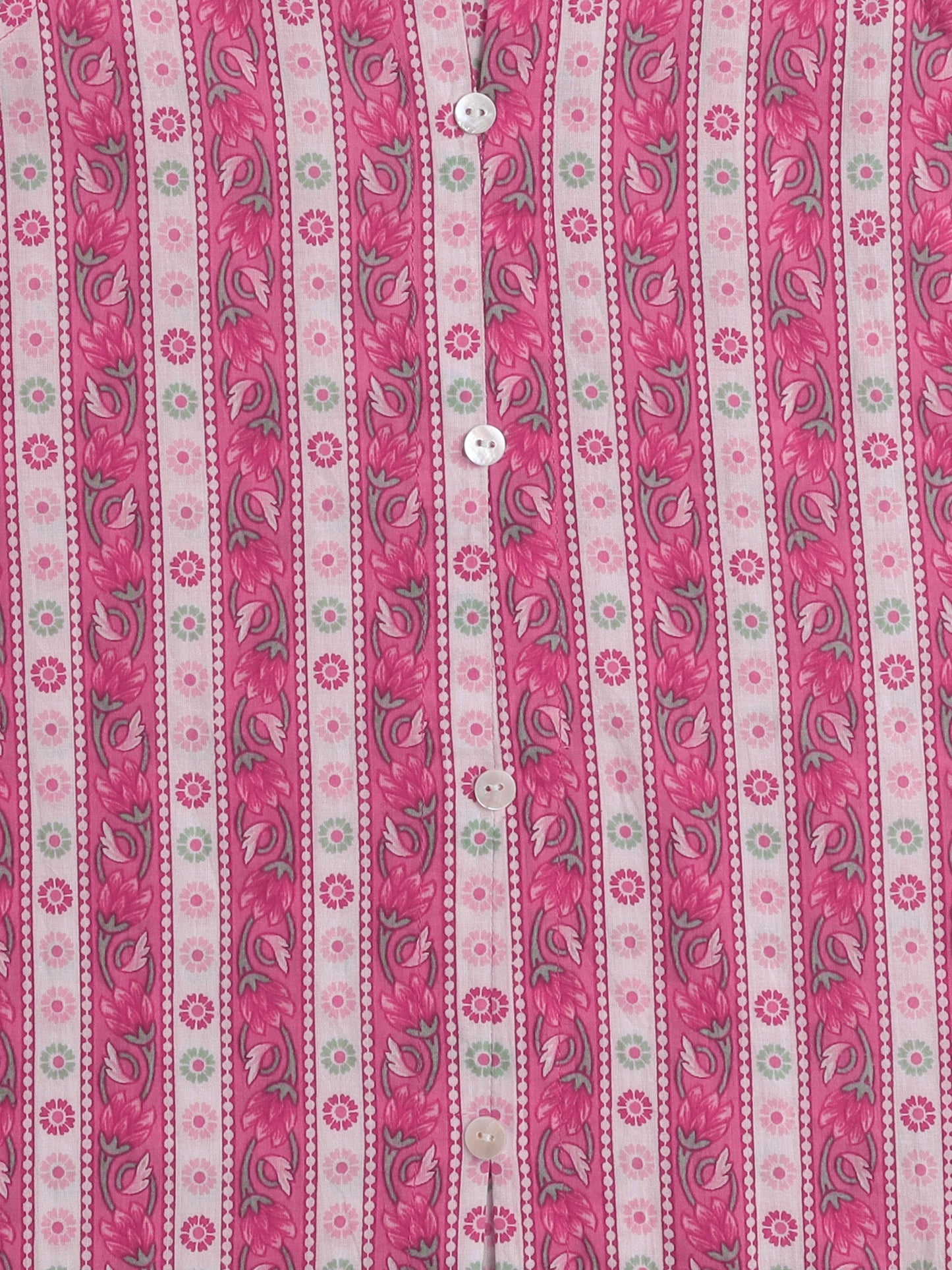 Sleeveless Floral Printed & Lace Embellished Kurta With Salwar Set - Pink