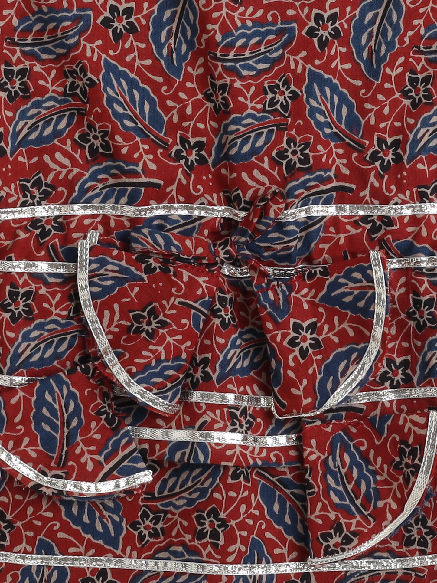 Sleeveless All Over Print Coordinating Top and Pant Set- Maroon