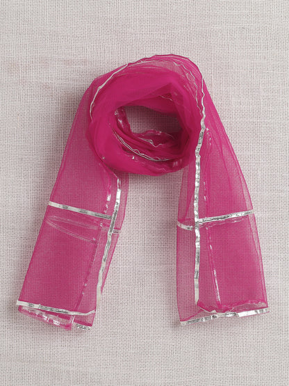 Sleeveless All Over Print Kurta Set- Pink