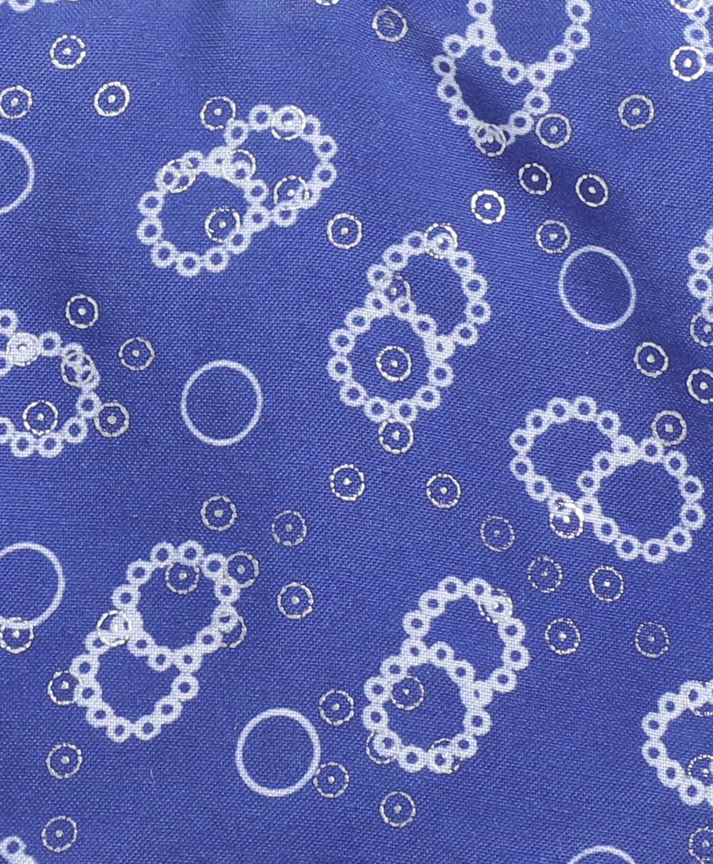 Woven Singlet Polka Dots Printed Top and Co-Ordinating Palazzo Set- Royal Blue