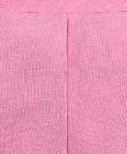 The Magic Wand Woven Sleeveless Ric Rac Waistcoat Top And Pants Set - Pink