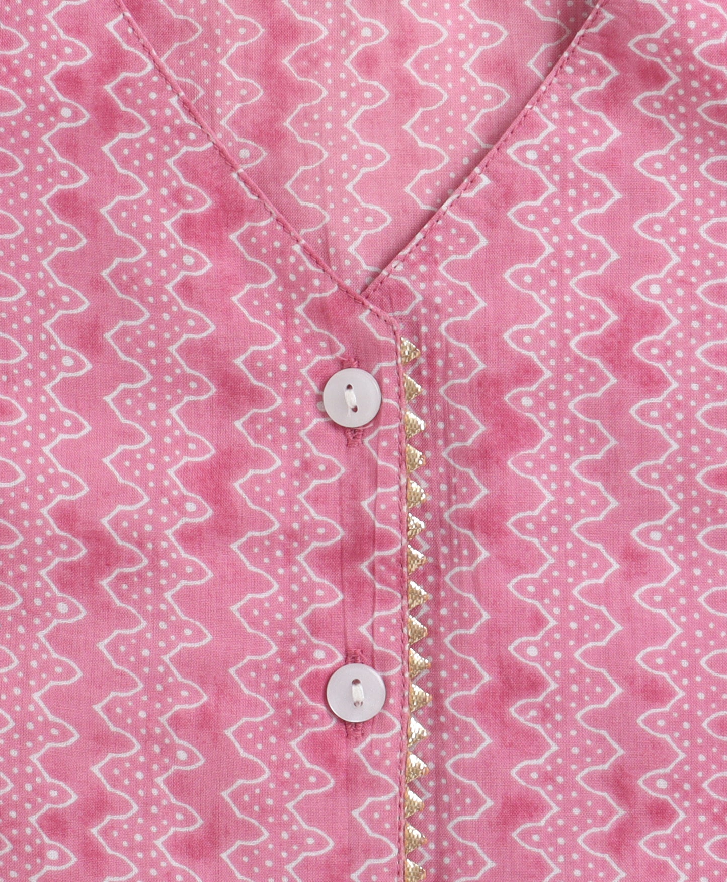 The Magic Wand Cambric Cotton Sleeveless Floral Printed Tiered Dress With Waistcoat Jacket- Pink