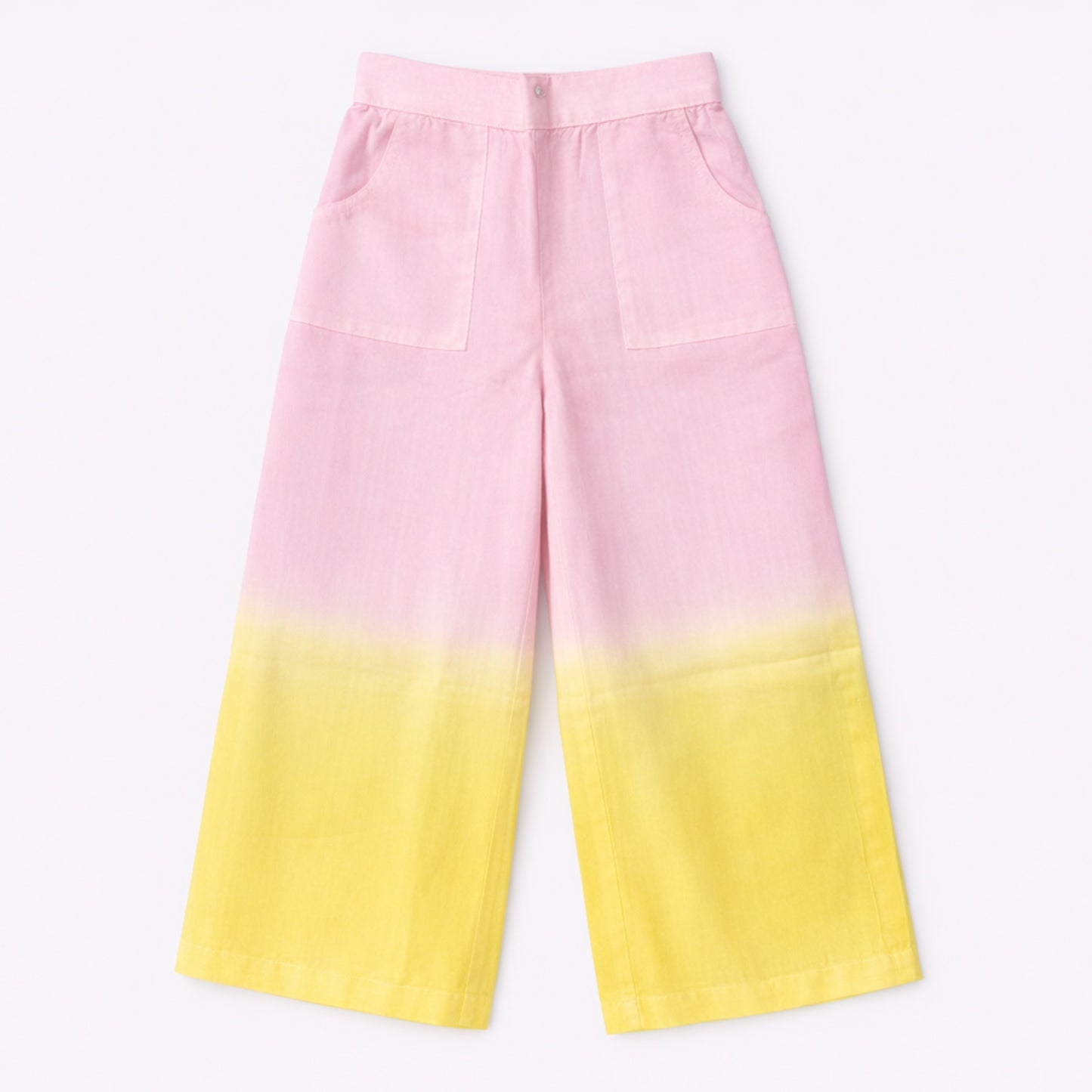 The Magic WandÿRayon Woven Sleeveless Tie & Dye Waistcoat And Pant Set - Pink
