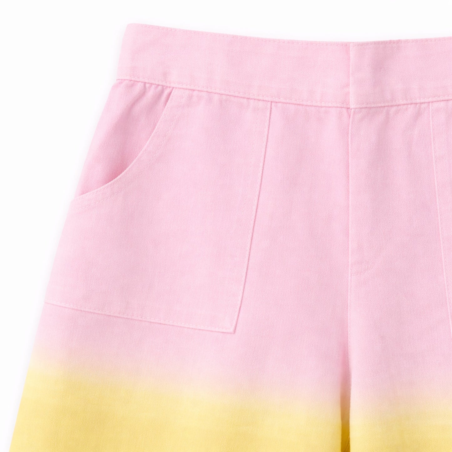 The Magic WandÿRayon Woven Sleeveless Tie & Dye Waistcoat And Pant Set - Pink