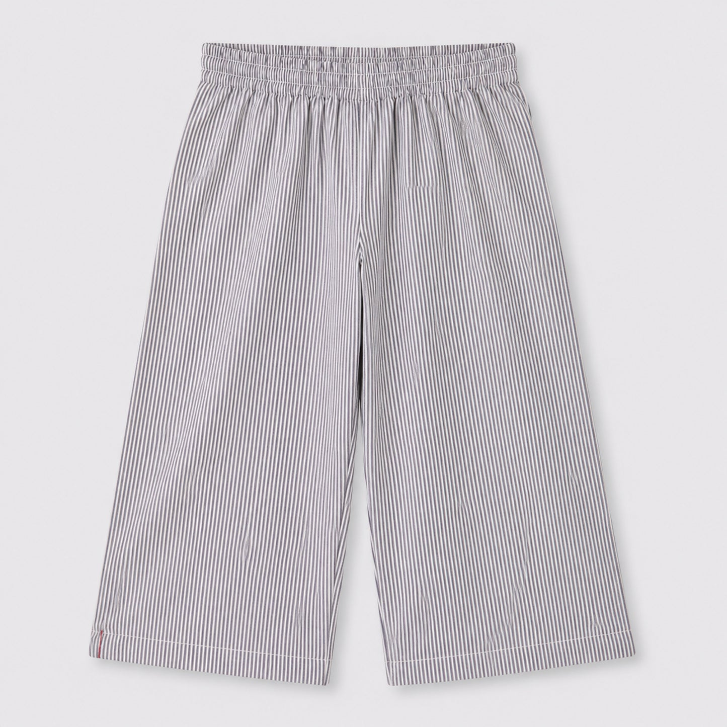 The Magic Wand Cotton Woven Half sleeves Striped Shirt And Pant With Patch Pocket - White