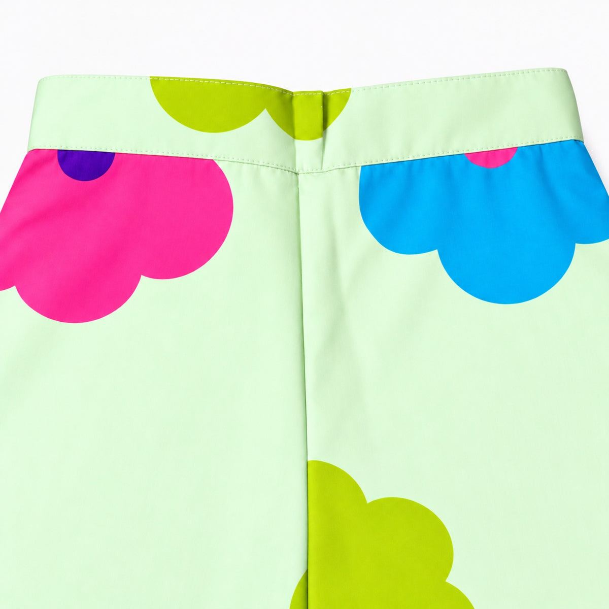 The Magic Wand 100% Cotton Woven Half Sleeves Bold Floral Printed Shirt And Pant Set - Mint Green