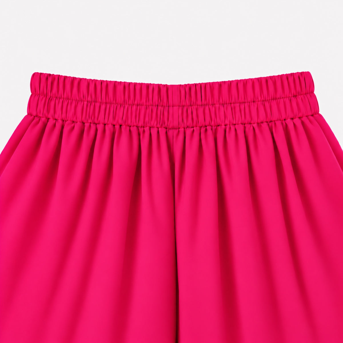 The Magic Wand Woven Sleeveless Fringe Laced Top and Palazzo Set - Fuschia
