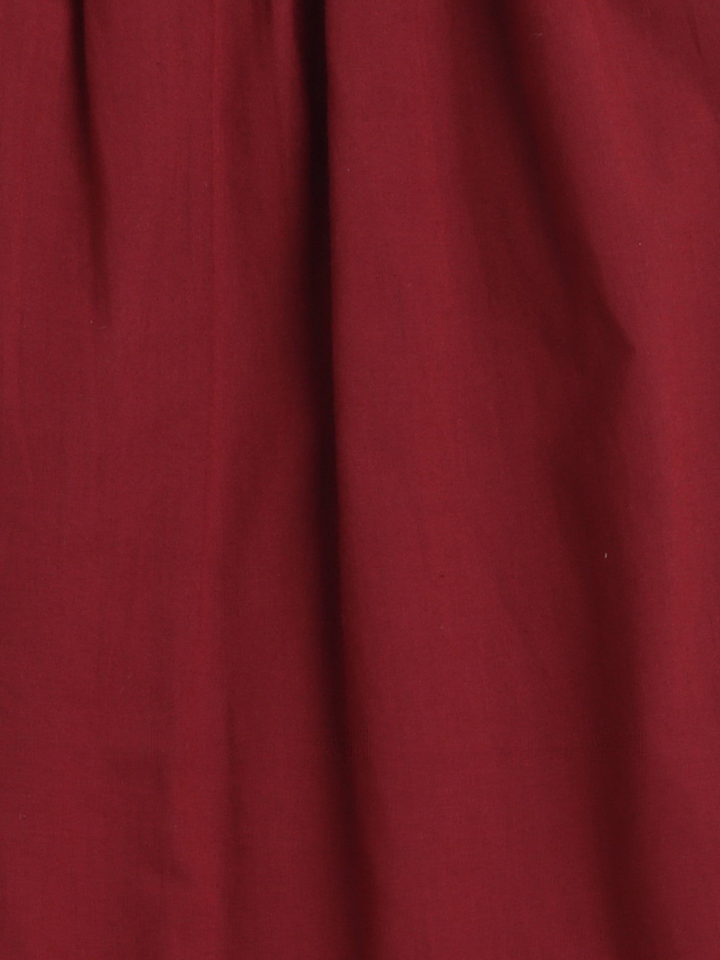 Floral Printed Sleeveless Kurta With Lace Detailing & Salwar Set With Dupatta For Girls-Maroon