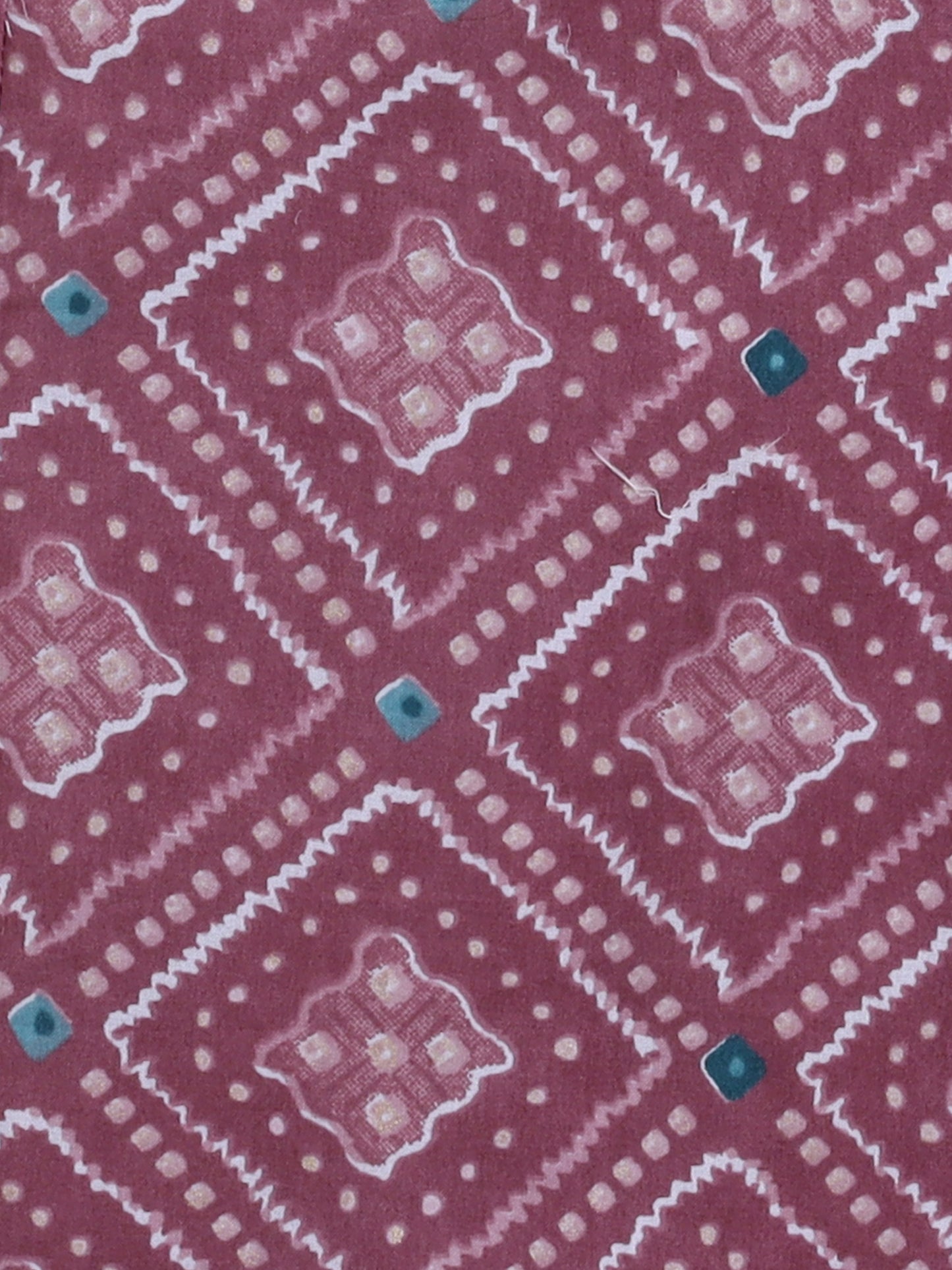 Sustainable Geometirc Printed Sleeveless Waist Co ord Sets-Onion Pink