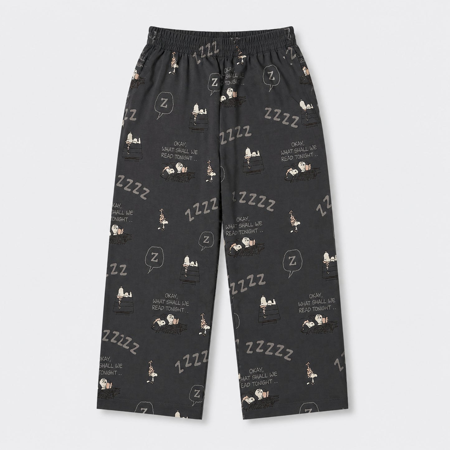 The Magic Wand Cotton Woven Full Sleeves Cartoon Printed Coordinating Shirt And Pant Night Suit - Grey