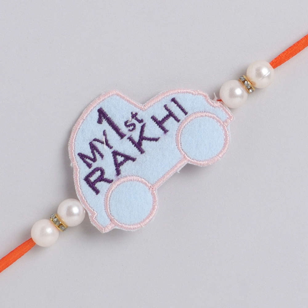 The Magic Wand Car Applique My First Rakhi -Blue