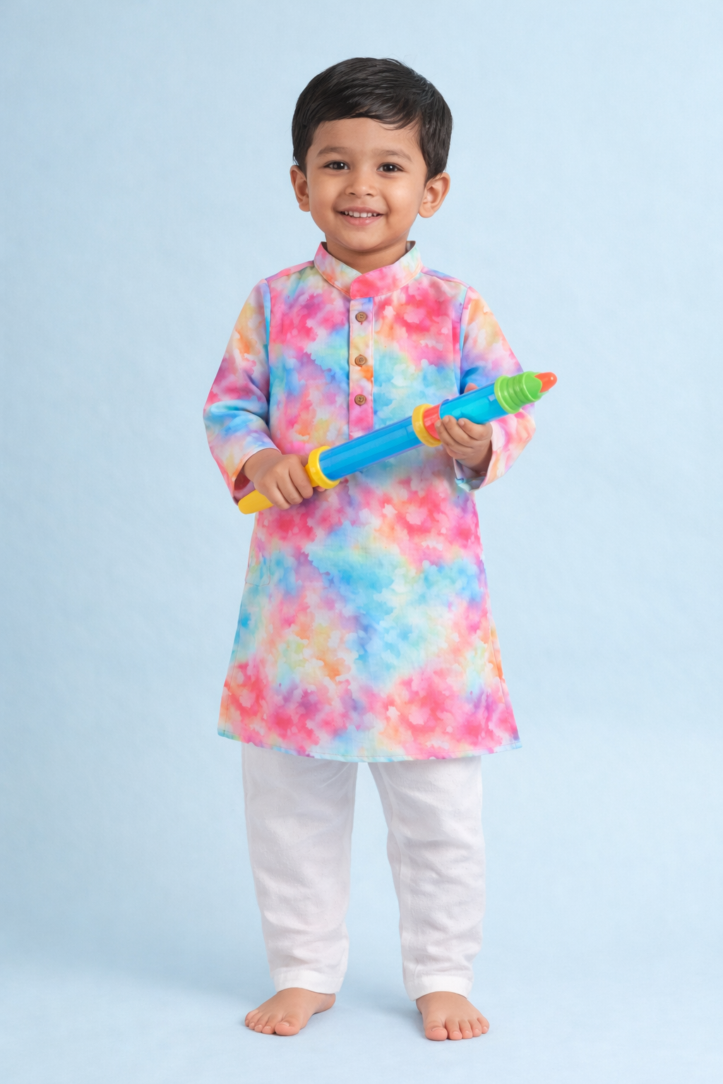 The Magic Wand Holi Edition Tie & Dye Kurta - Multi Colour