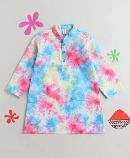 The Magic Wand Holi Edition Tie & Dye Kurta - Multi Colour