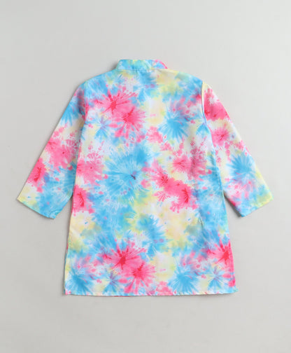 The Magic Wand Holi Edition Tie & Dye Kurta - Multi Colour