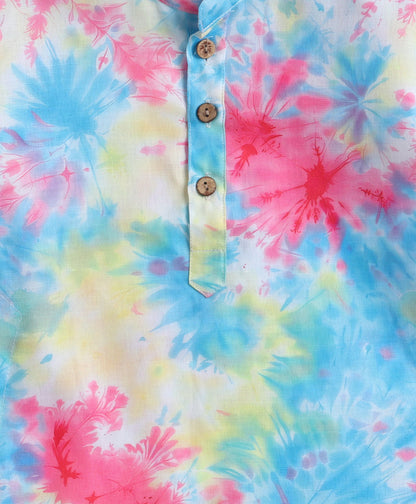The Magic Wand Holi Edition Tie & Dye Kurta - Multi Colour
