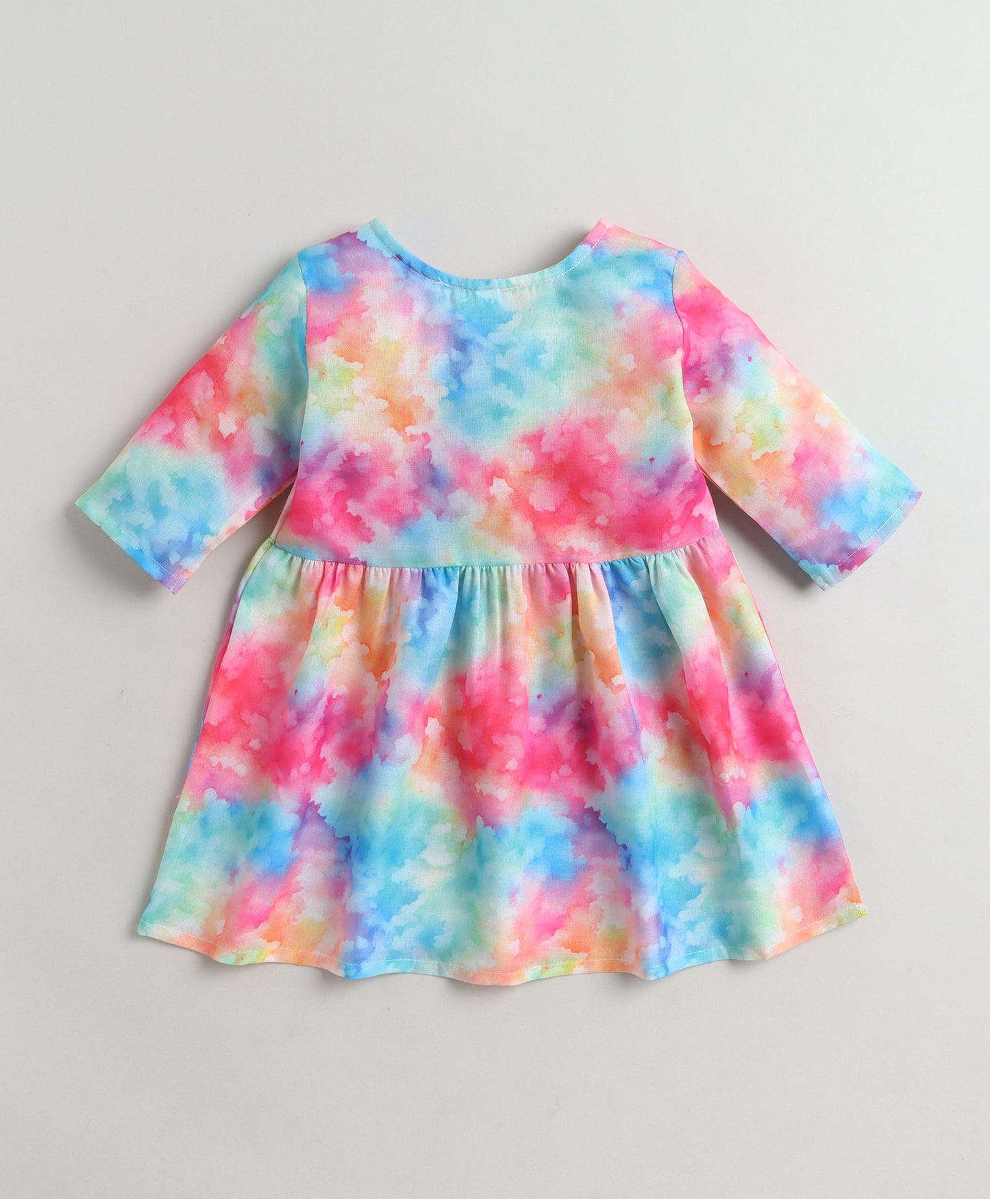 The Magic Wand 3/4th Sleeves Holi Edition Top - Multi Colour