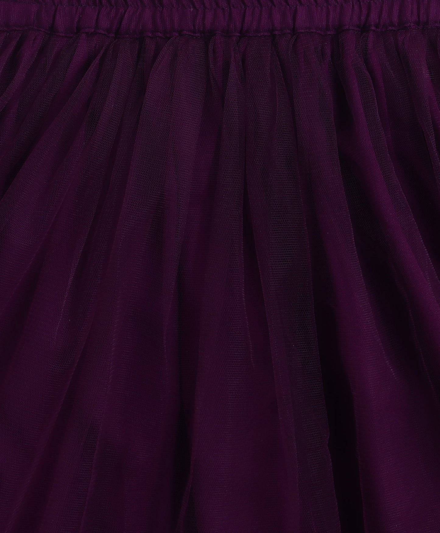 Woven Singlet Embroidered Choli and Lehenga with Dupatta Set- Purple