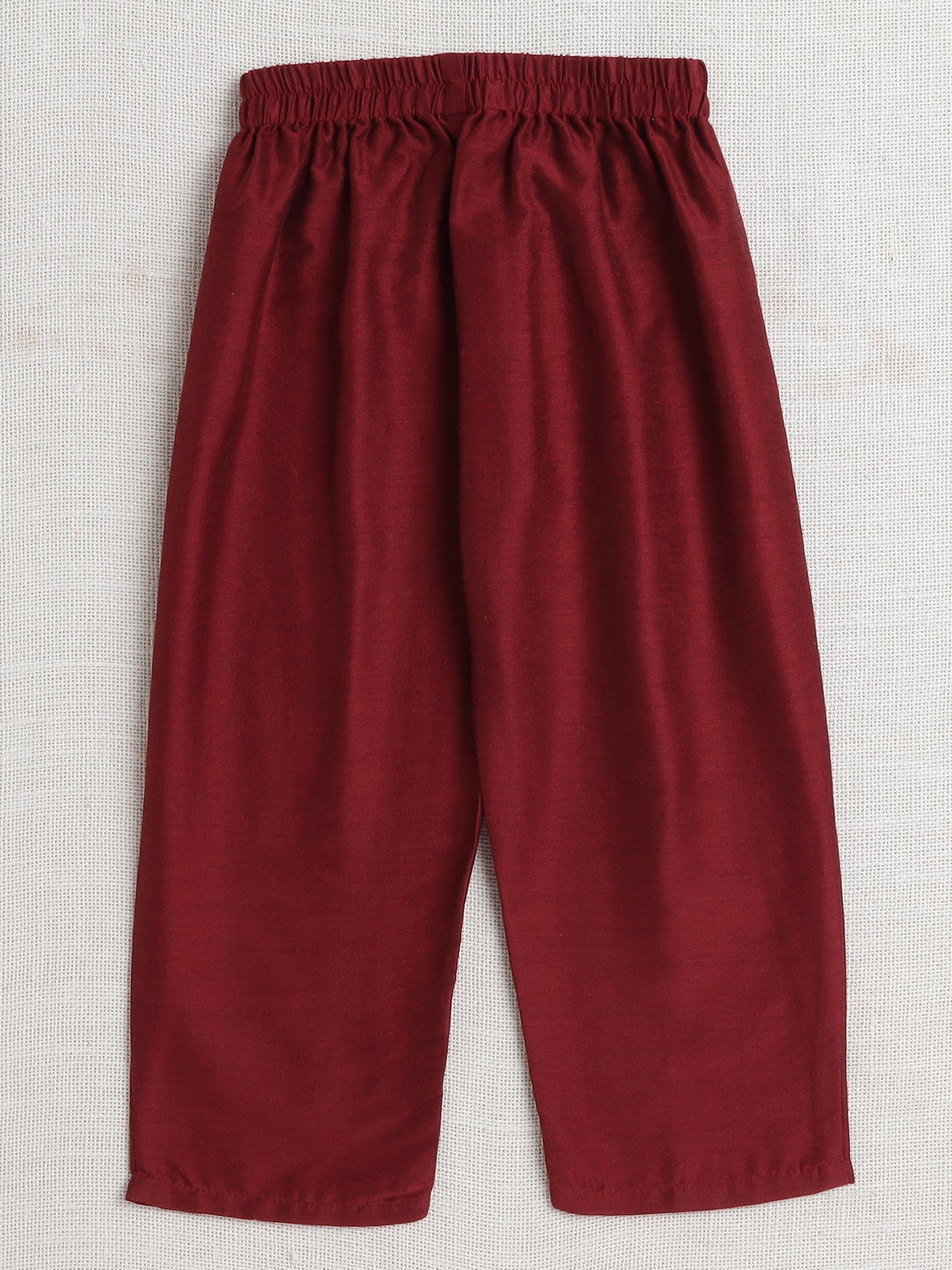 Bootie Printed Strappy Top and Pant Set Co-Ords Set For Girls-Maroon