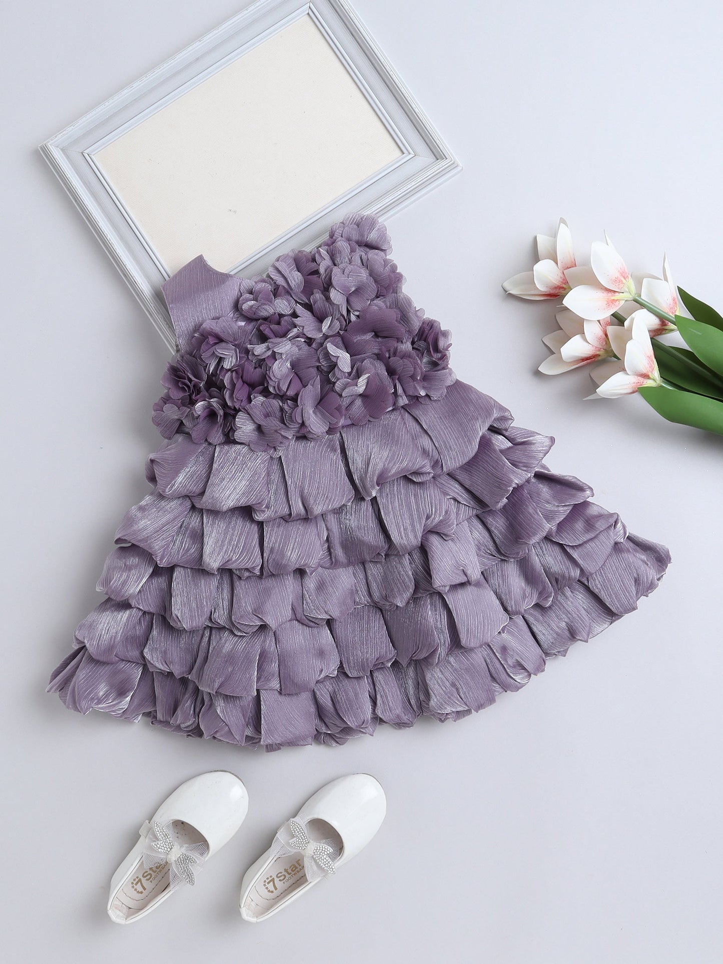 The Magic Wand Sleeveless Ruffled Dress - Wine