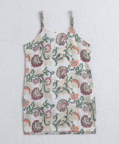The Magic Wand Woven Strappy Floral Multi Color Foil Printed Kurta and Sharara with Dupatta- Off White