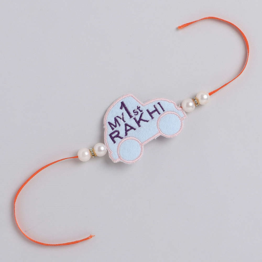 The Magic Wand Car Applique My First Rakhi -Blue