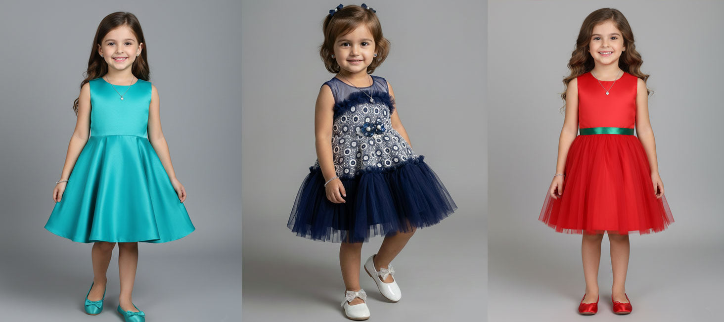 net party dress for girls